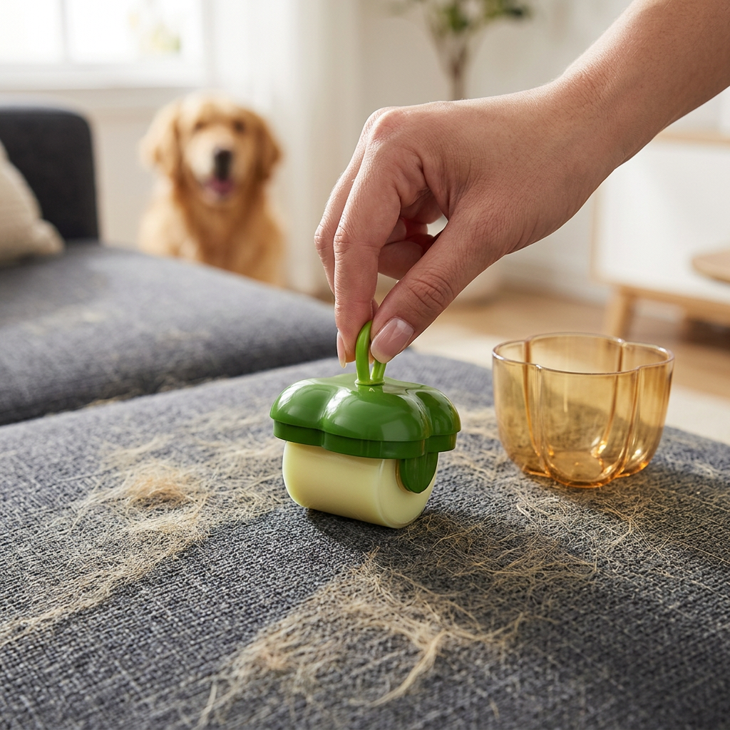 PurrfectRoll™ Reusable Pet Hair Remover – Washable, No Refills Ever
