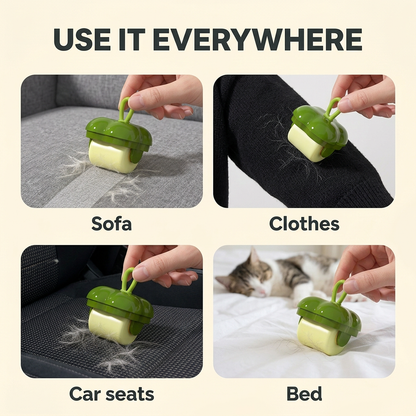 PurrfectRoll™ Reusable Pet Hair Remover – Washable, No Refills Ever